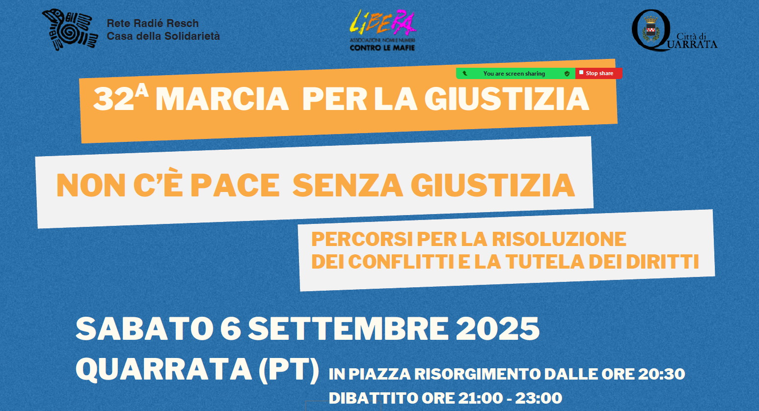 32a Marcia per la Giustizia