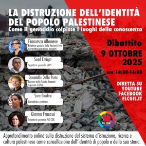 La distruzione dell’identità del popolo palestinese