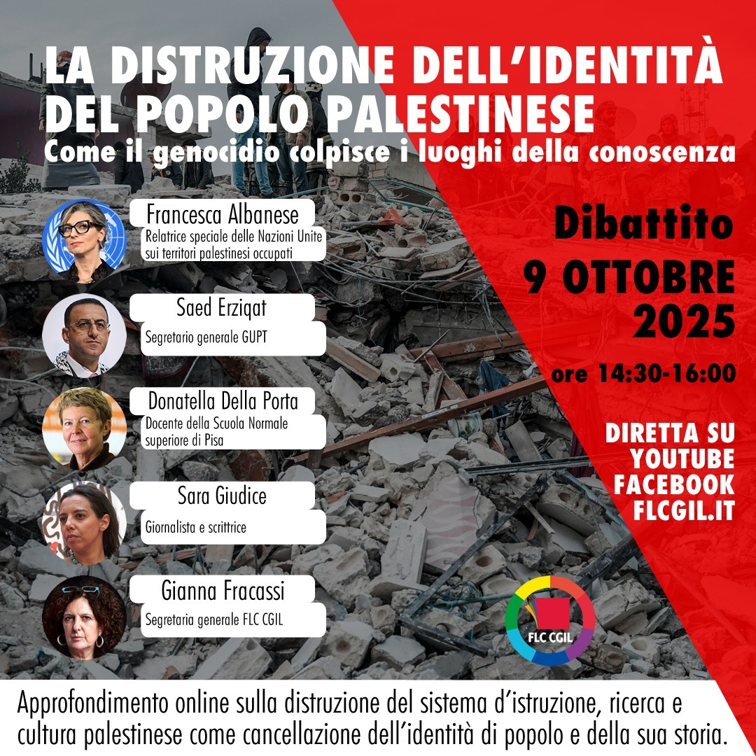 La distruzione dell’identità del popolo palestinese