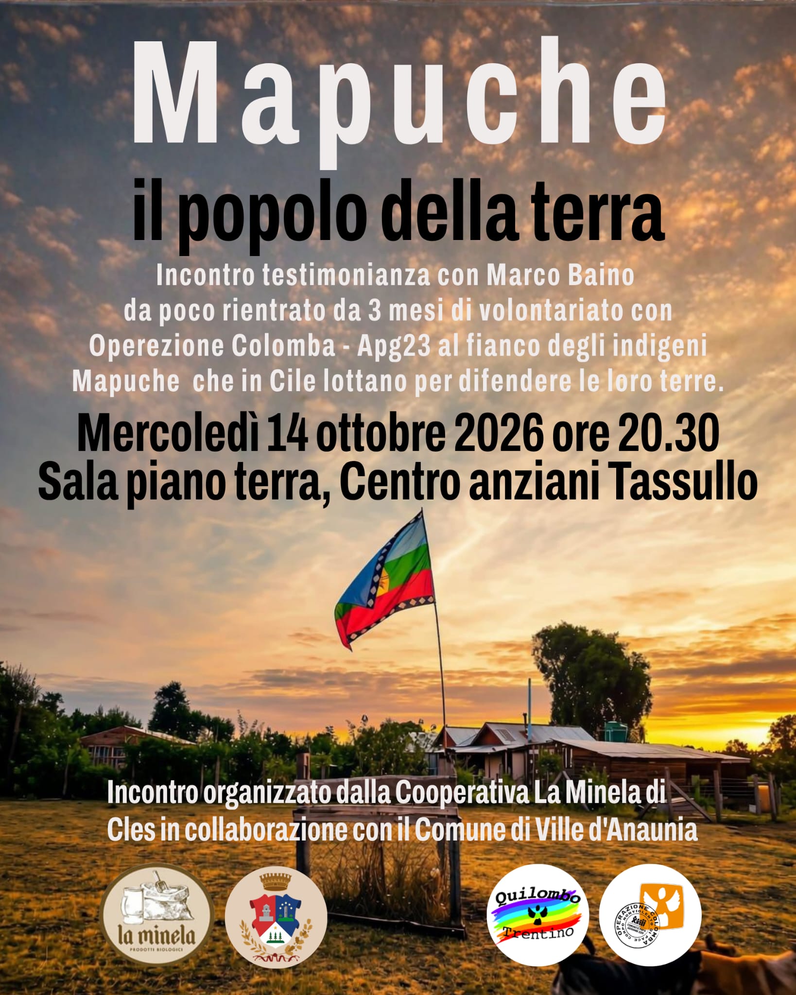 INCONTRO SUI MAPUCHE a TRENTO