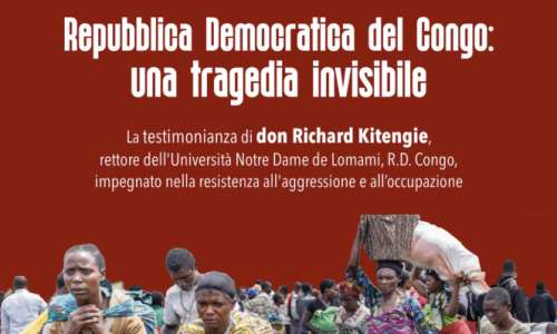 27 giugno incontro da non perdere sulla tragedia in RDCongo